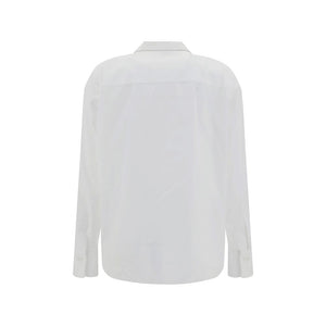 Brunello Cucinelli White Cotton Dress Shirt