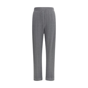 Brunello Cucinelli Gray Cotton Casual Pants
