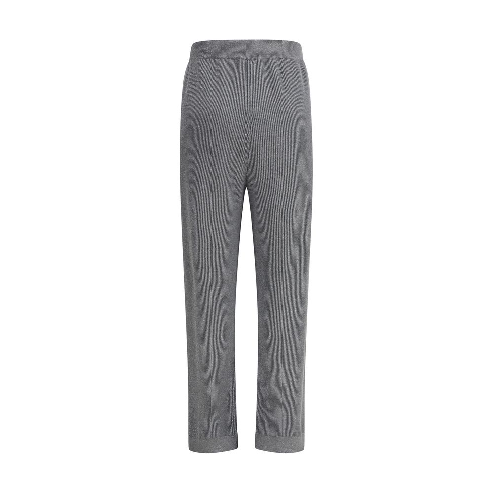 Brunello Cucinelli Gray Cotton Casual Pants