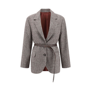 Brunello Cucinelli Brown Wool Blazer