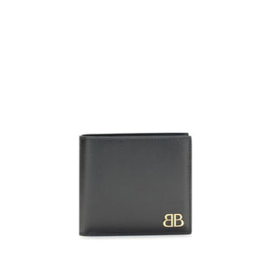 Balenciaga Black Calf Leather Bos Taurus Wallet