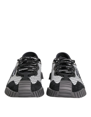 Dolce & Gabbana Multicolor Lace Up Low Top NS1 Sneakers Shoes