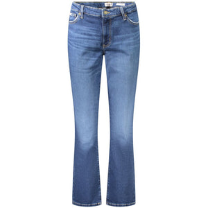 Guess Jeans Blue Cotton Women's Straight Jean