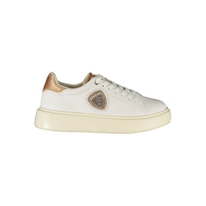 Blauer White Leather Women Sneaker