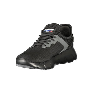 Blauer Black Polyester Men Sneaker