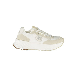 Blauer White Polyester Women Sneaker