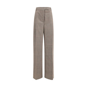 Rohe Beige Fleece Wool Casual Pants