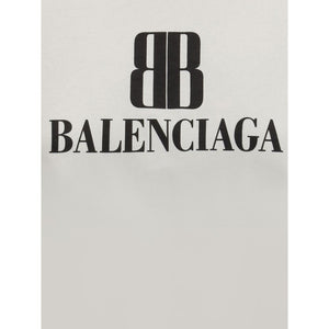 Balenciaga Gray Cotton T-Shirt