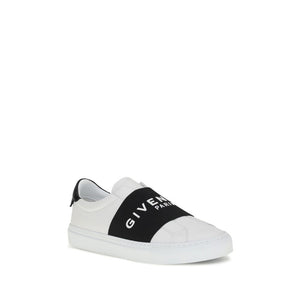 Givenchy White Calf Leather Bos Taurus Low Top Sneakers