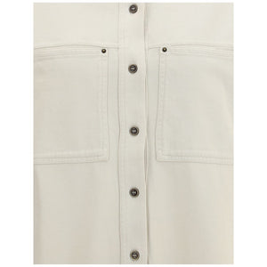 Marant Etoile White Cotton Dress Shirt