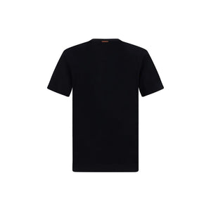ZEGNA Black Cotton T-Shirt