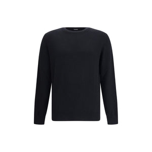 ZEGNA Black Cashmere Cashmere Sweater