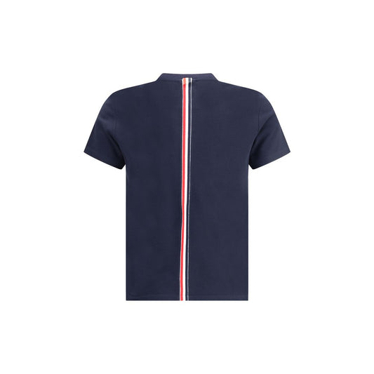Thom Browne Blue Cotton T-Shirt