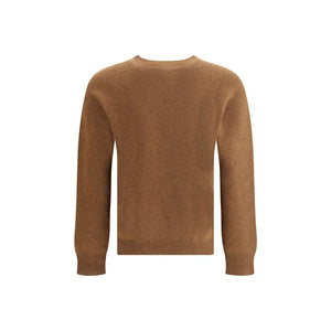 Jil Sander Brown Fleece Wool Sweatshirt