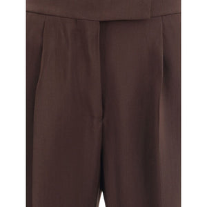 Tom Ford Brown Viscose Casual Pants