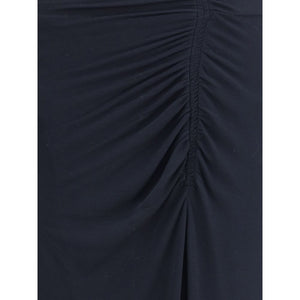 Marant Etoile Black Modal Casual Dress