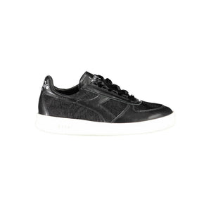 Diadora Black Leather Women Sneaker