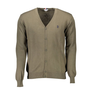 U.S. POLO ASSN. Verde Cotton Men Cardigan