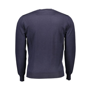 Harmont & Blaine Blu Wool Mens Sweater