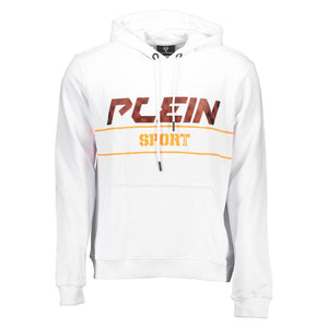 Plein Sport White Cotton Mens Sweatshirt