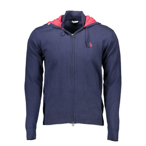 U.S. POLO ASSN. Blue Cotton Men Cardigan