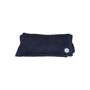 North Sails Black Cotton Men Scarf