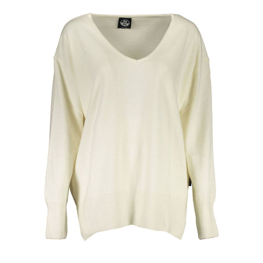 North Sails White Wool Sweater