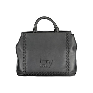 BYBLOS Black Polyurethane Women Handbag
