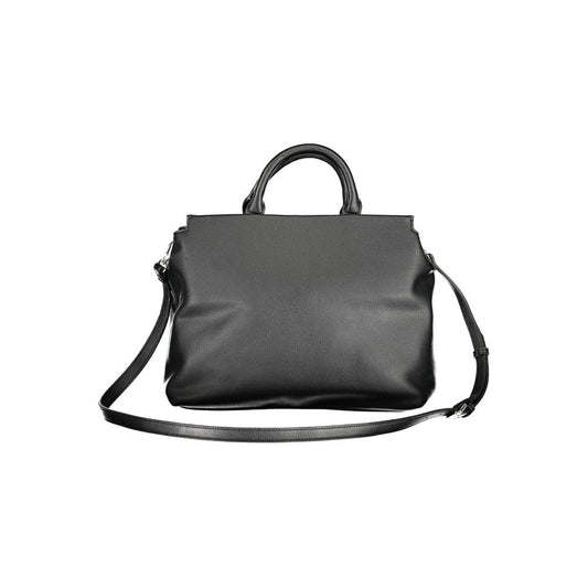 BYBLOS Black Polyurethane Women Handbag
