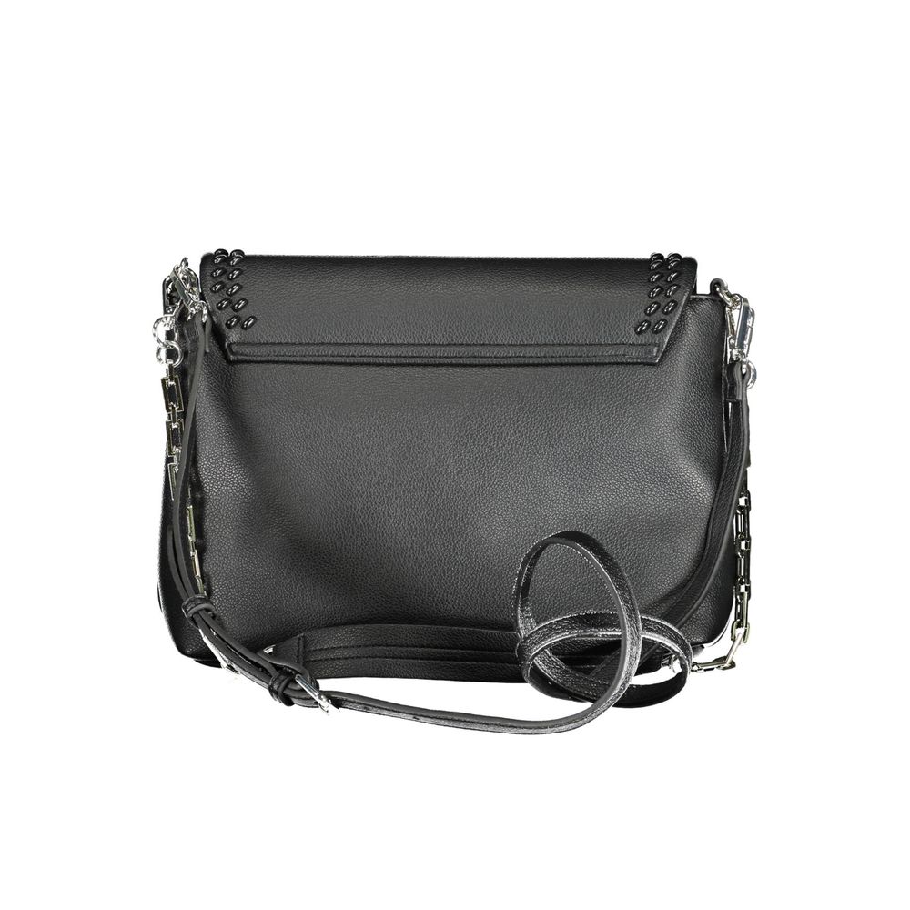 BYBLOS Black Polyurethane Women Handbag