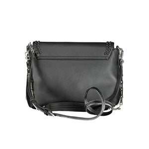 BYBLOS Black Polyurethane Women Handbag