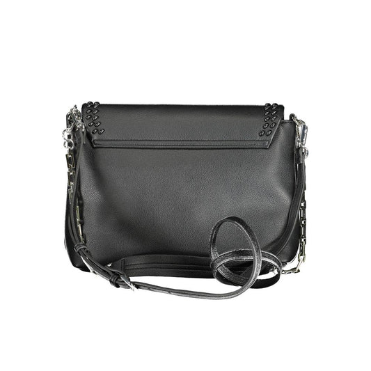 BYBLOS Black Polyurethane Women Handbag