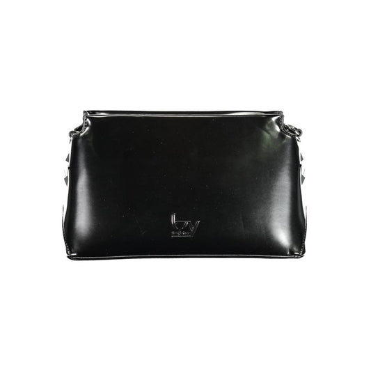 BYBLOS Black Polyurethane Women Handbag