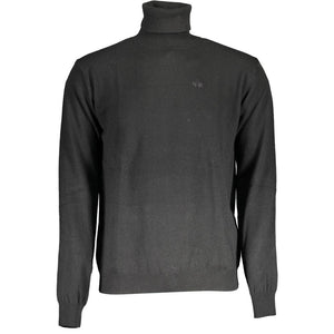 La Martina Nero Wool Men Sweater