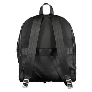 Guess Jeans Nero Nylon Men Backpack