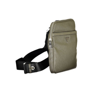 Guess Jeans Verde Nylon Men Shoulder Bag