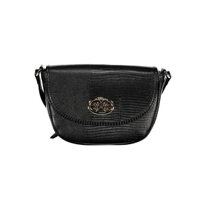 La Martina Black Polyurethane Women's Shoulder Bag