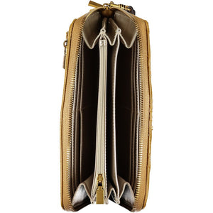 Guess Jeans Giallo Poliuretano Women Wallet