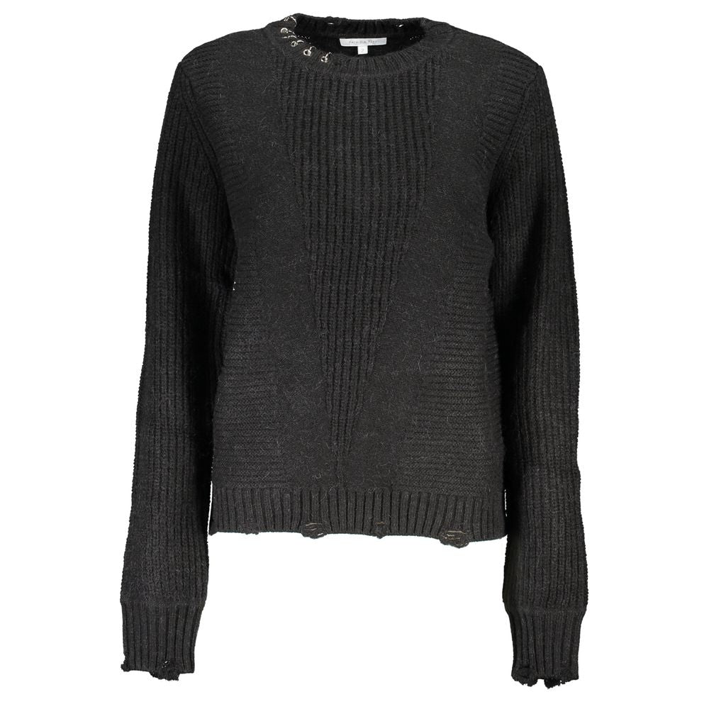 Patrizia Pepe Nero Acrylic Women Sweater