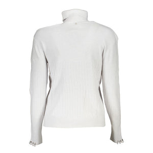 Patrizia Pepe Grigio Poliammide Women Sweater Turtleneck