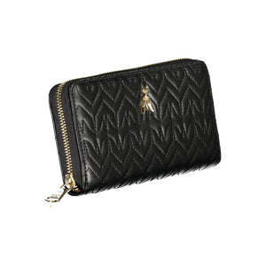 Patrizia Pepe Black Polyurethane Women Wallet