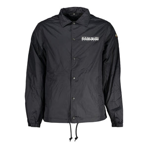 Napapijri Black Polyester Men Jacket