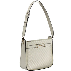 Guess Jeans Bianco Poliuretano Woman Handbag