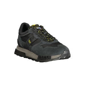 Blauer Black Polyurethane Men Sneaker