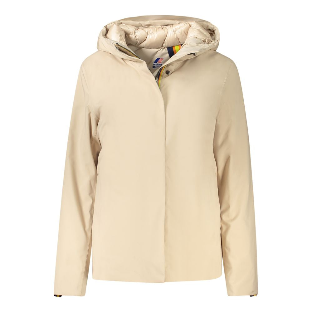 K-WAY Beige Polyester Woman Jacket