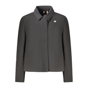 K-WAY Black Polyester Jackets & Coat