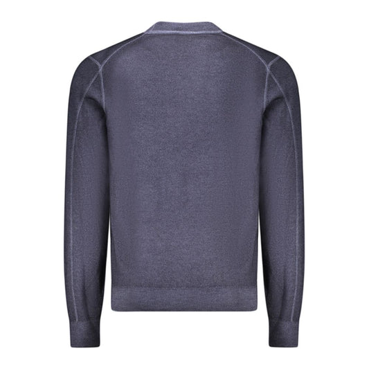 Hugo Boss Blue Wool Sweater