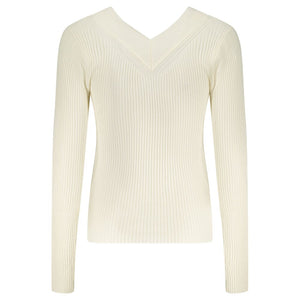 Guess Jeans Bianco Viscosa Womens Sweater