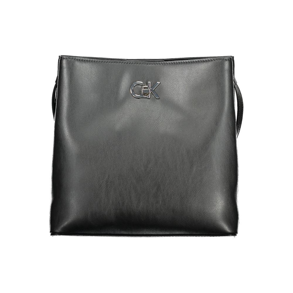 Calvin Klein Nero Polyester Women Shoulder Bag