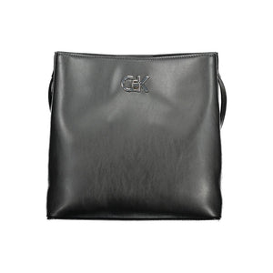 Calvin Klein Nero Polyester Women Shoulder Bag